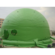 inflatable Green dome tent